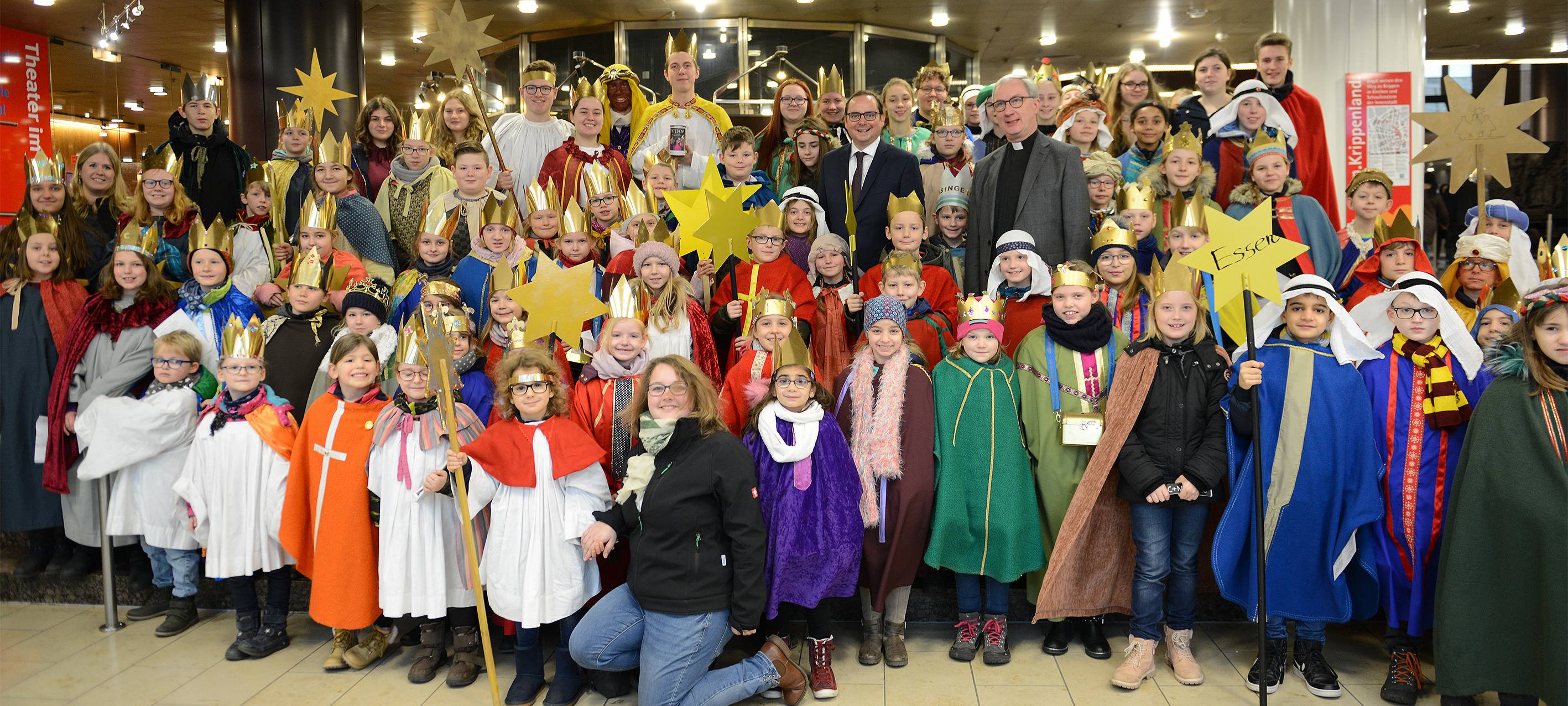 Sternsinger im Essener Rathaus
