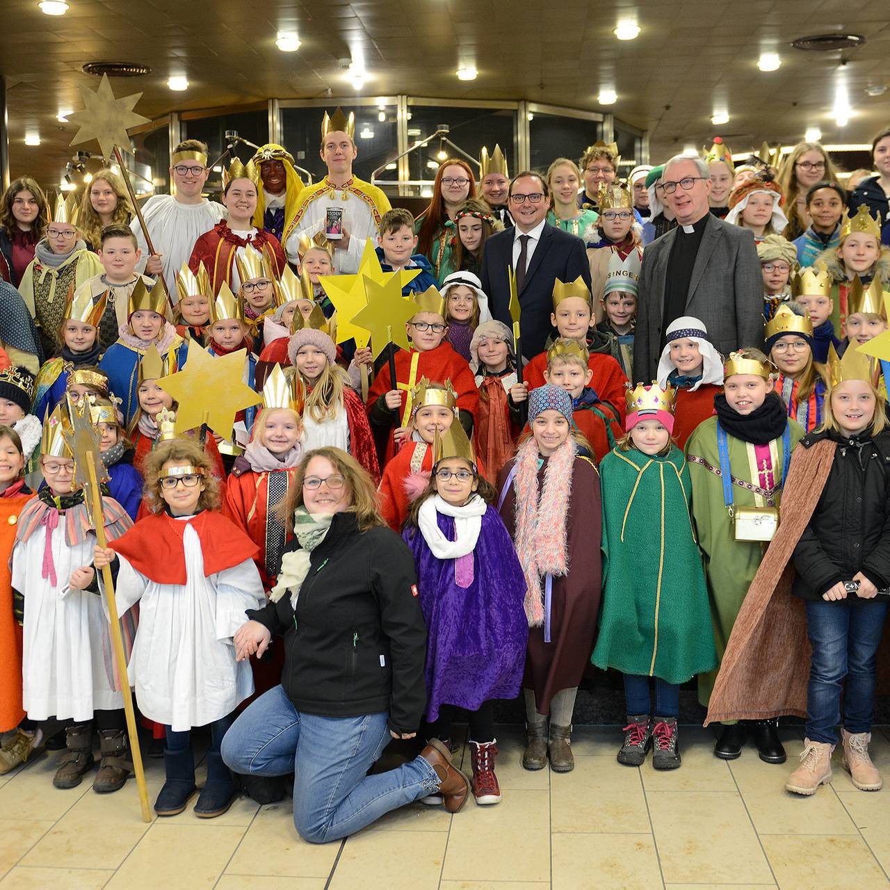 Sternsinger im Essener Rathaus