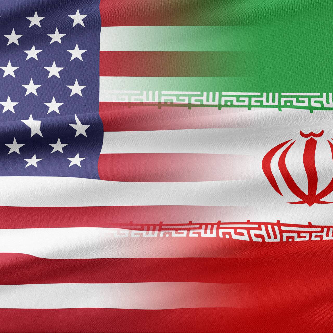 USA Iran Konflikt Flagge