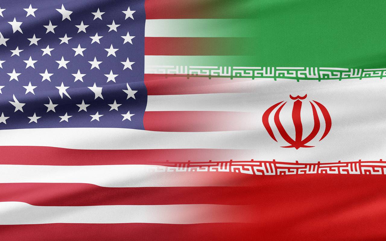 USA Iran Konflikt Flagge