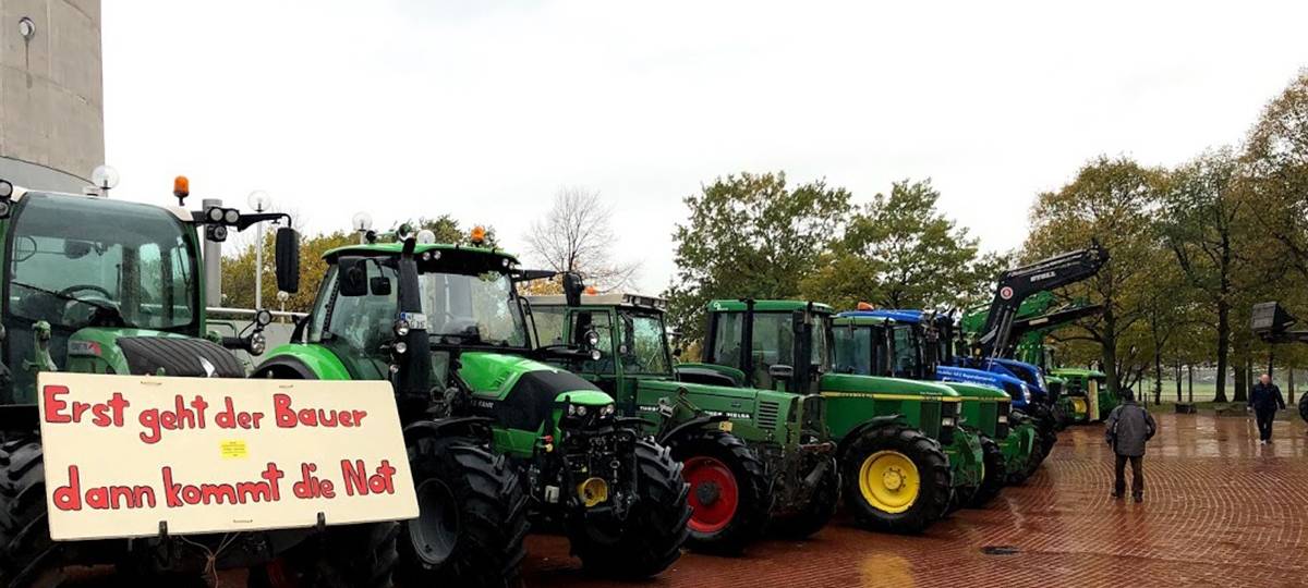 Bauern aus Essen fahren zur großen Demo