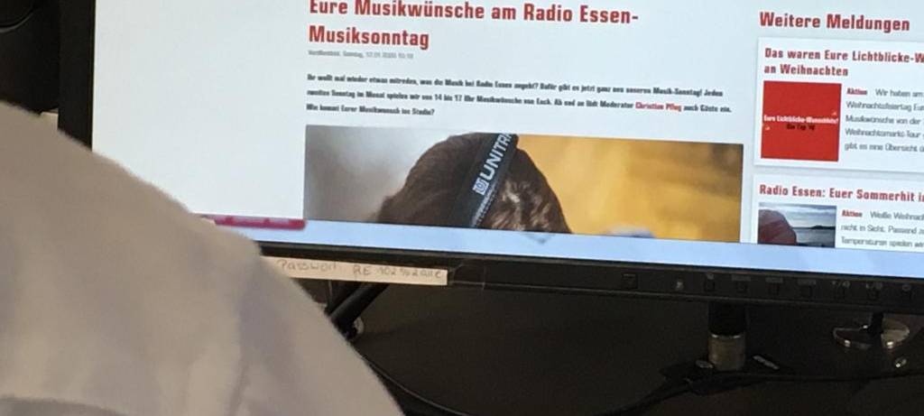 Eure Musikwünsche am Radio Essen-Musiksonntag
