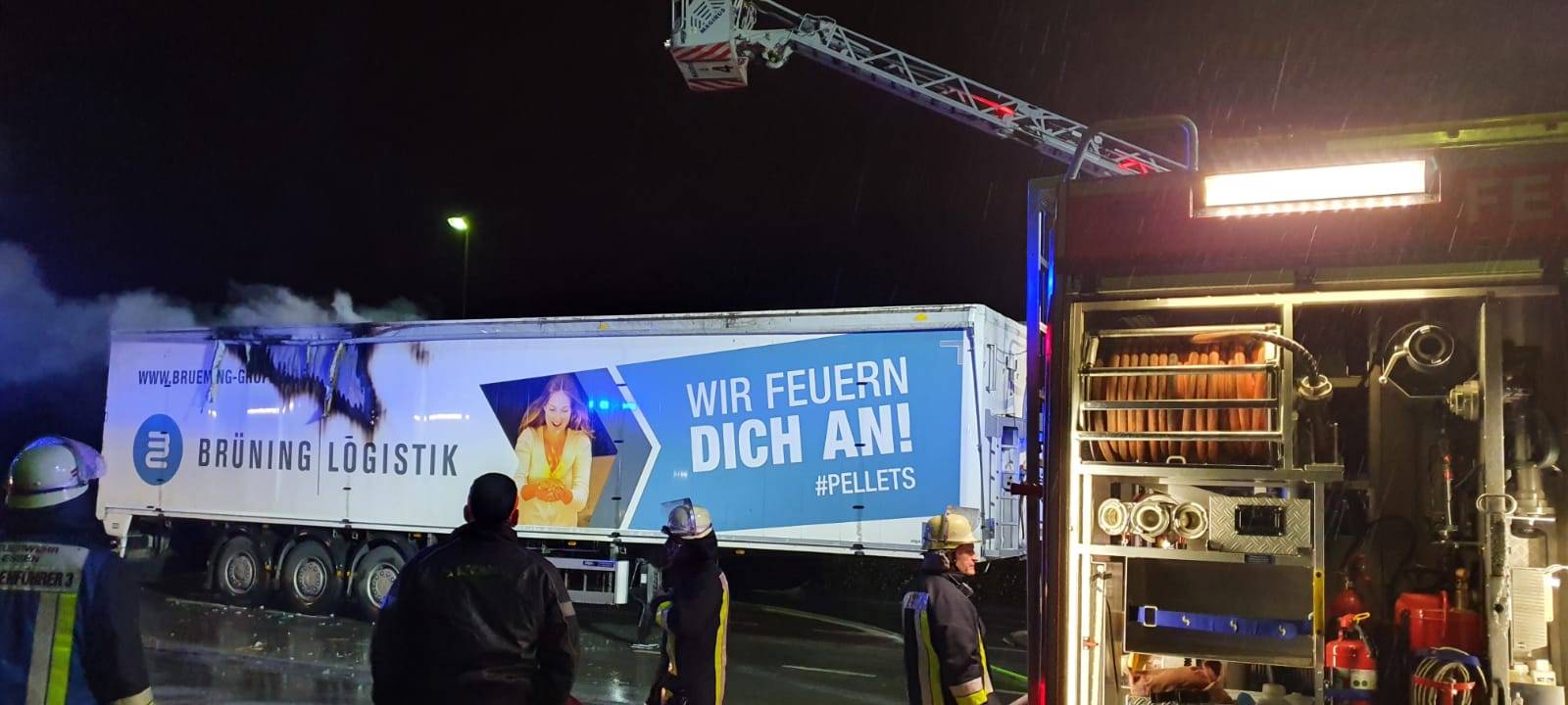 LKW-Brand in Essen-Karnap