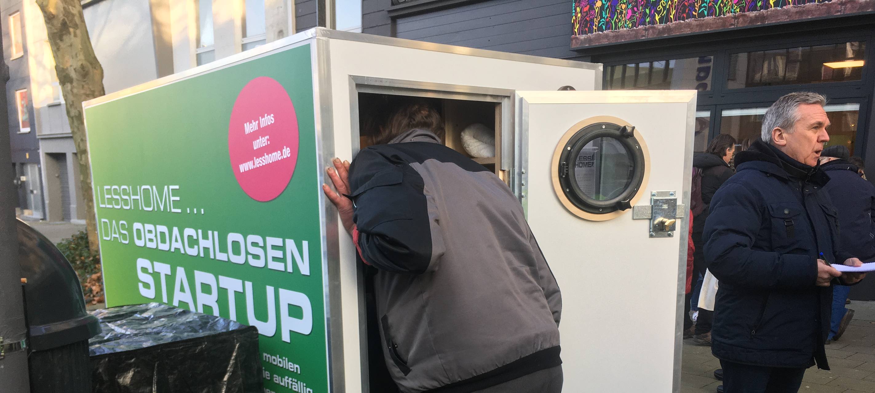Essen: Mini-Mobil für Obdachlose macht Hoffnung