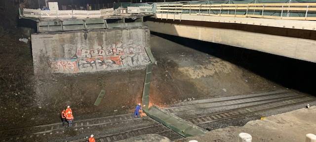 Unfall Baustelle Bottroper Straße in Essen-Altenessen