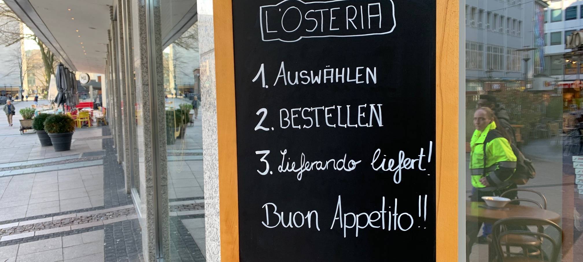 L'Osteria am Kennedyplatz in Essen liefert per Lieferando