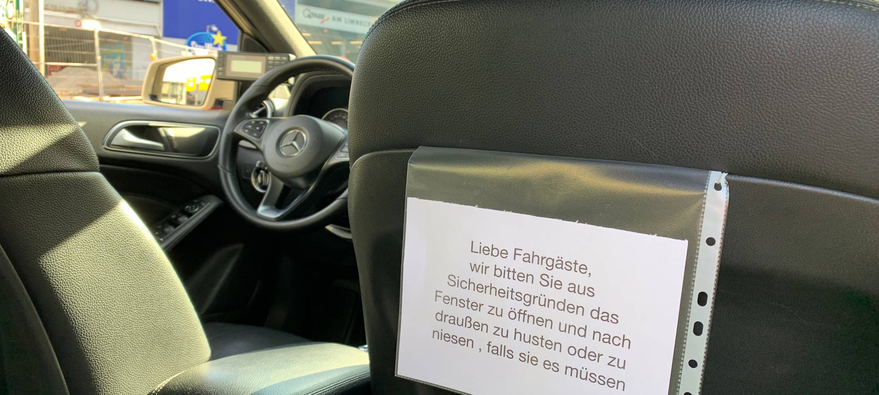 Essen: Taxi-Fahrer in der Corona-Krise - offener Brief an Oberbürgermeister