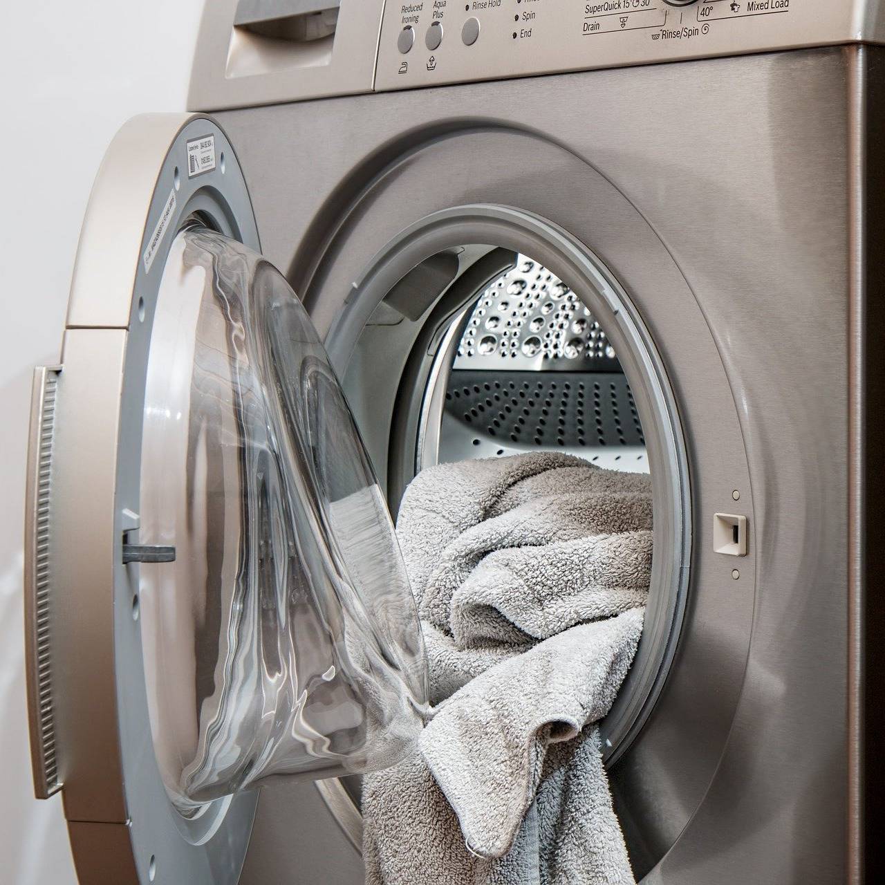 Waschmaschine für Beitrag bei Radio Essen