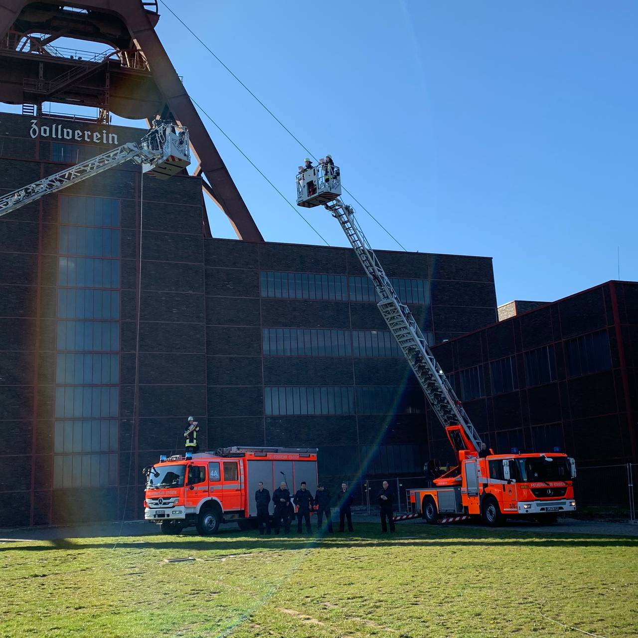 Wir gegen Corona Feuerwehr Radio Essen Zollverein