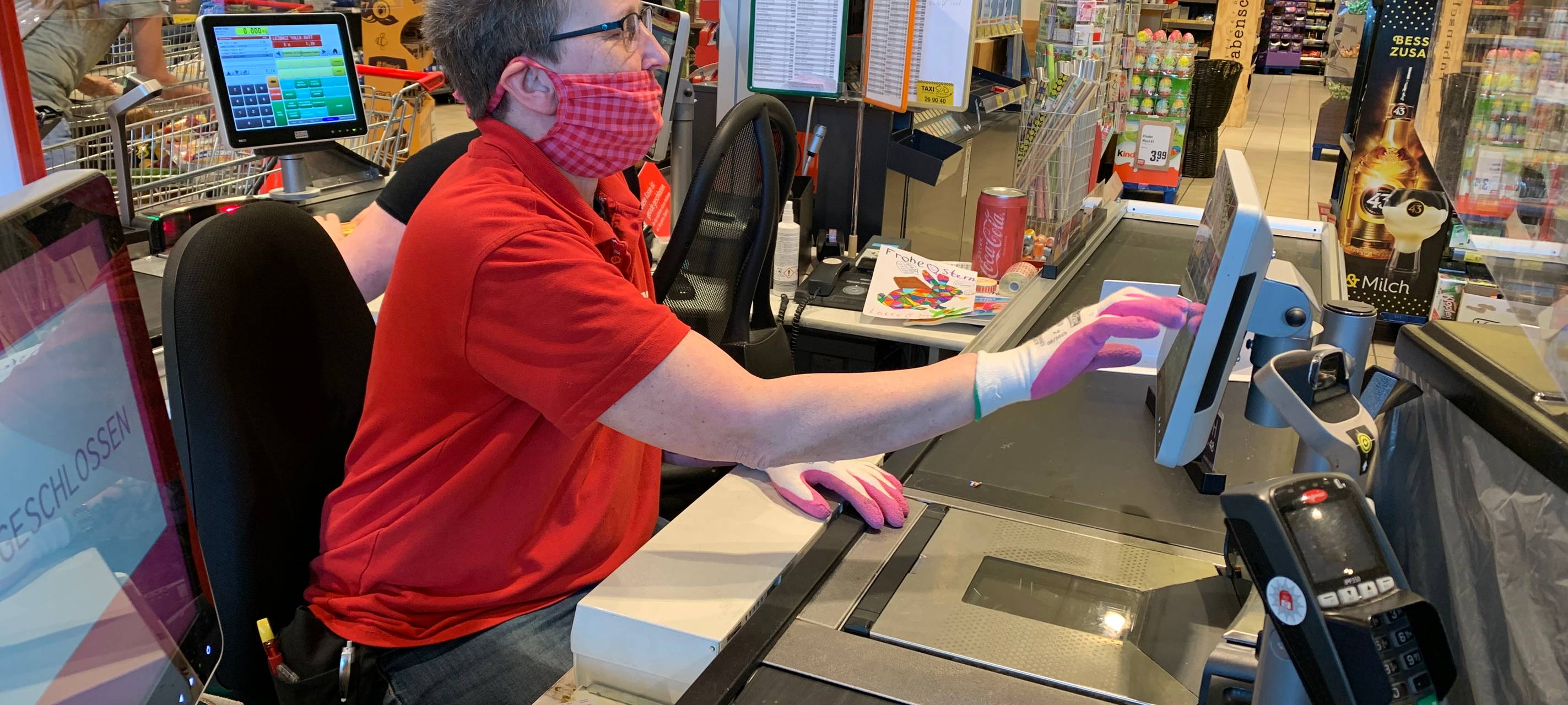 Radio Essen im Supermarkt: Oster-Geschäft in der Corona-Krise und Stimmung bei Personal und Kunden