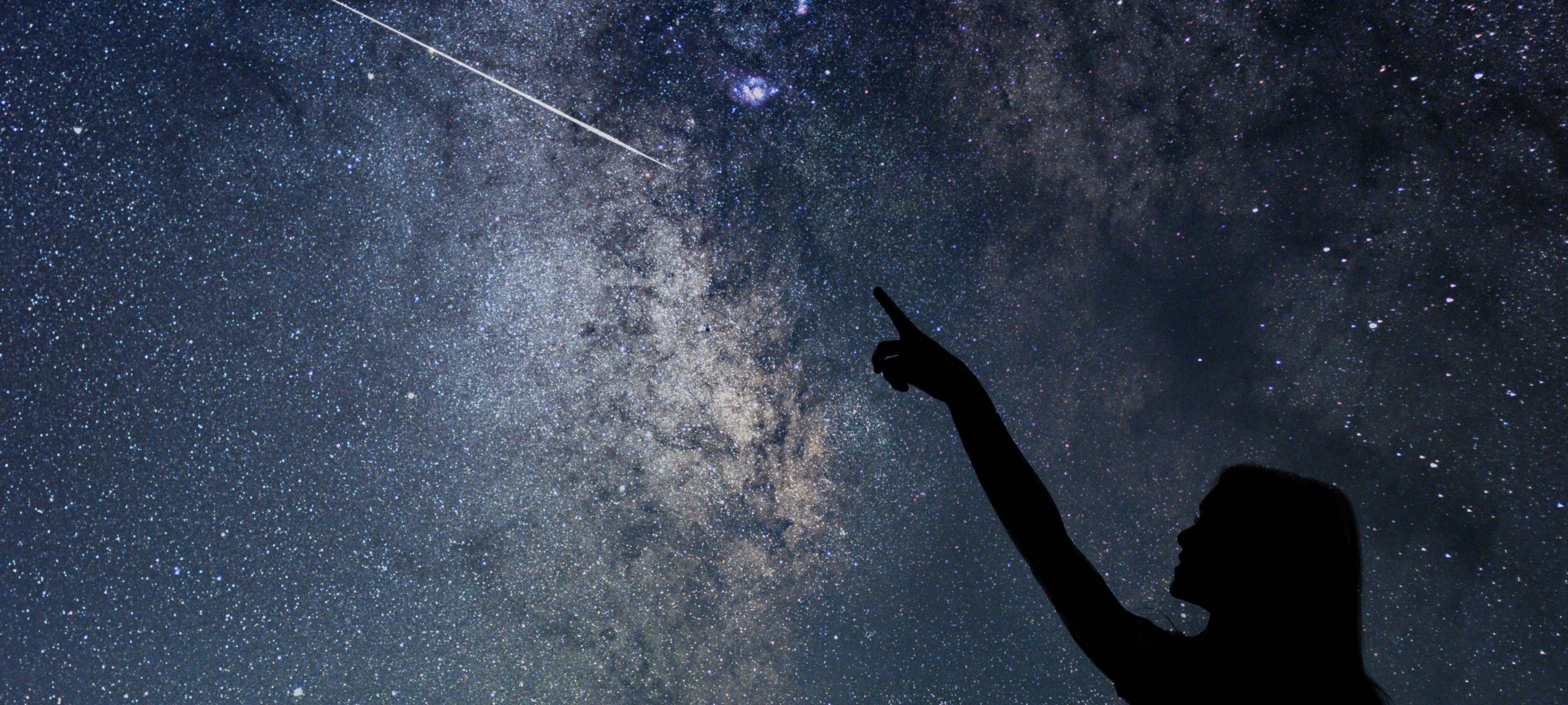 Sternschnuppen Sterne Himmel Nacht