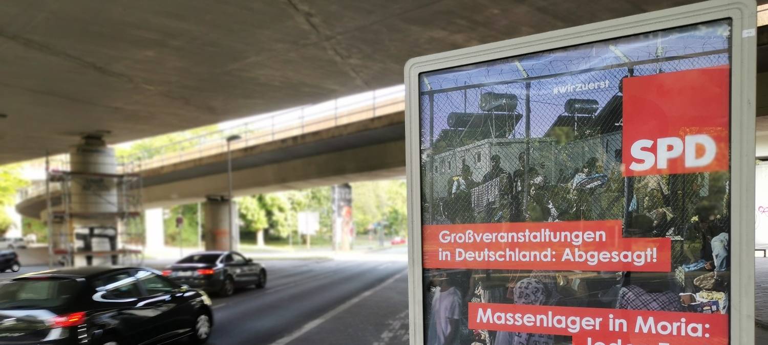 Gefälschte SPD-Plakate in Essen entdeckt