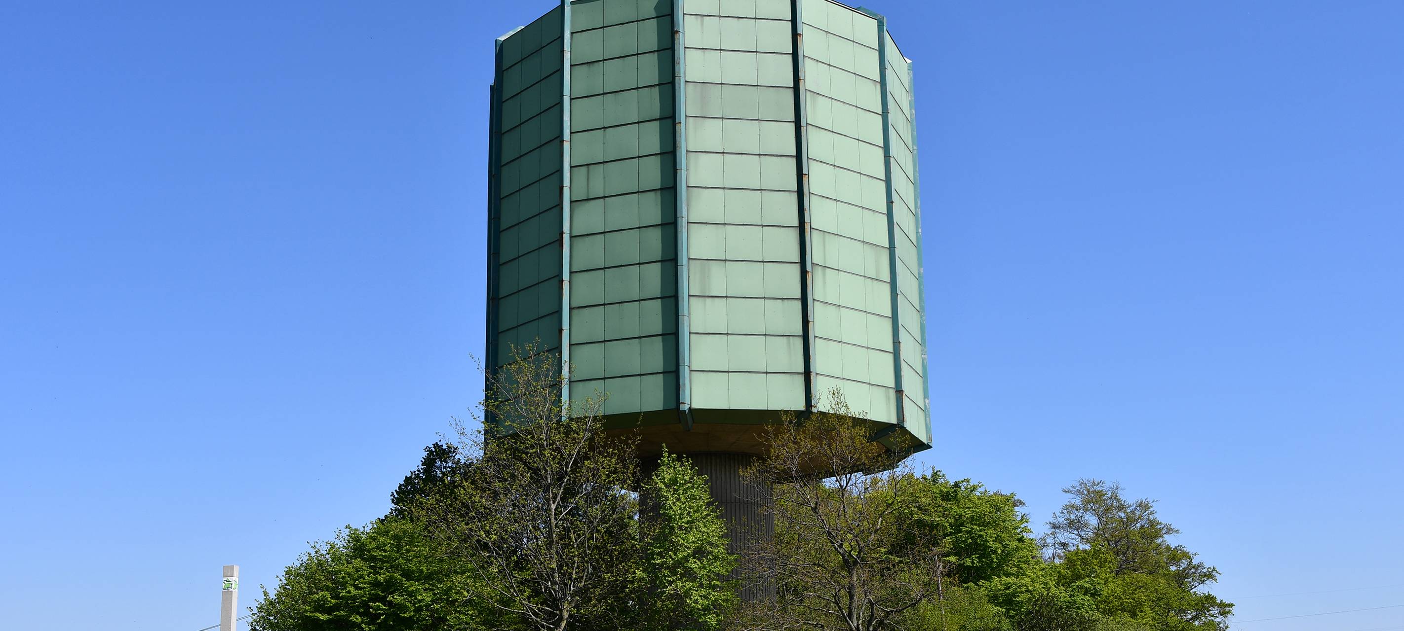 Wasserturm in Essen-Byfang: In Corona-Zeiten verbrauchen die Essener täglich mehr Wasser