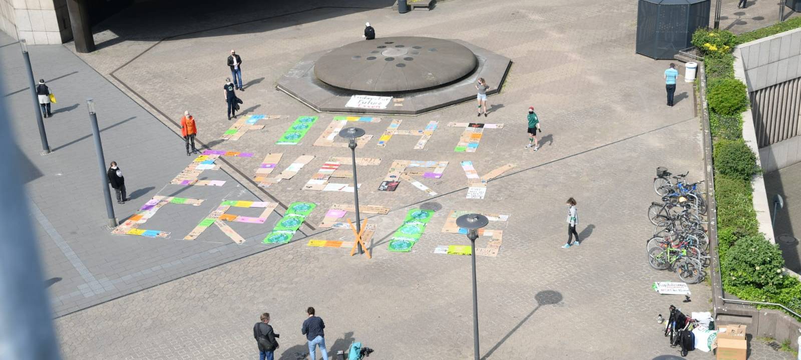 Essener Klimaaktivisten haben demonstriert