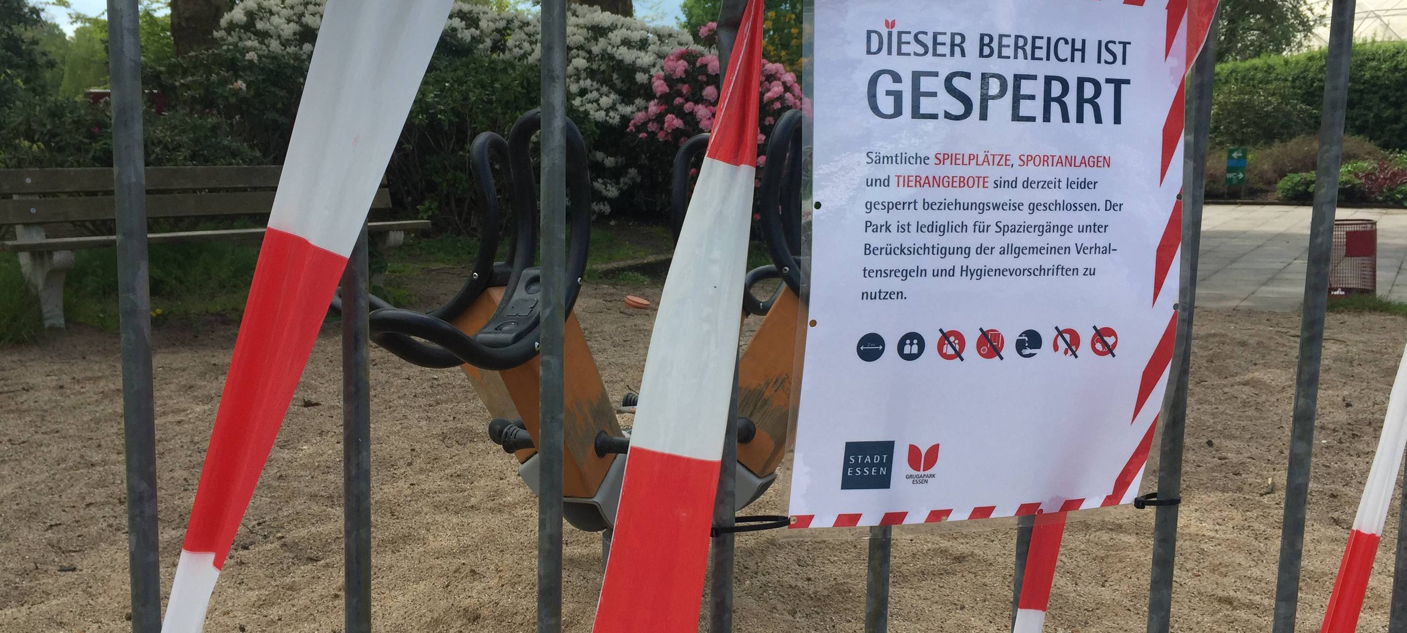 Spielplätze in Essen wieder geöffnet - mit einigen Regeln