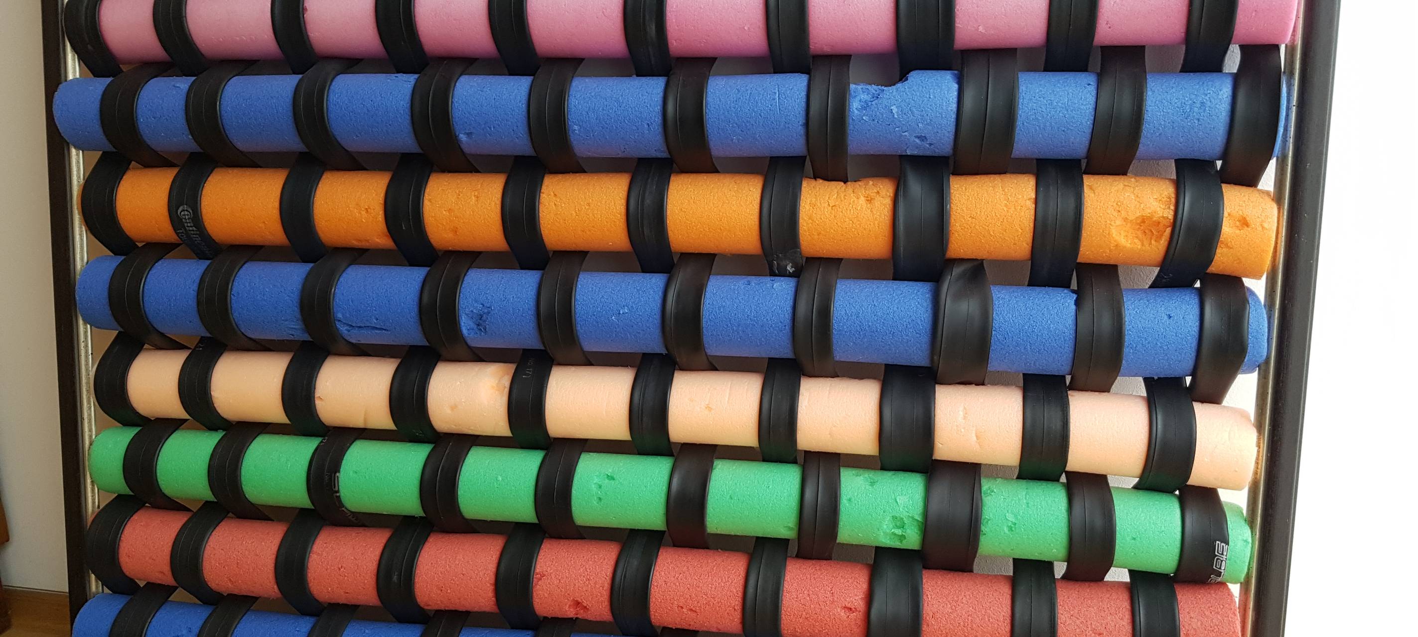 Zwei Leidenschaften hat Ziemke hier vereint: Fahrradfahren und Schwimmen.