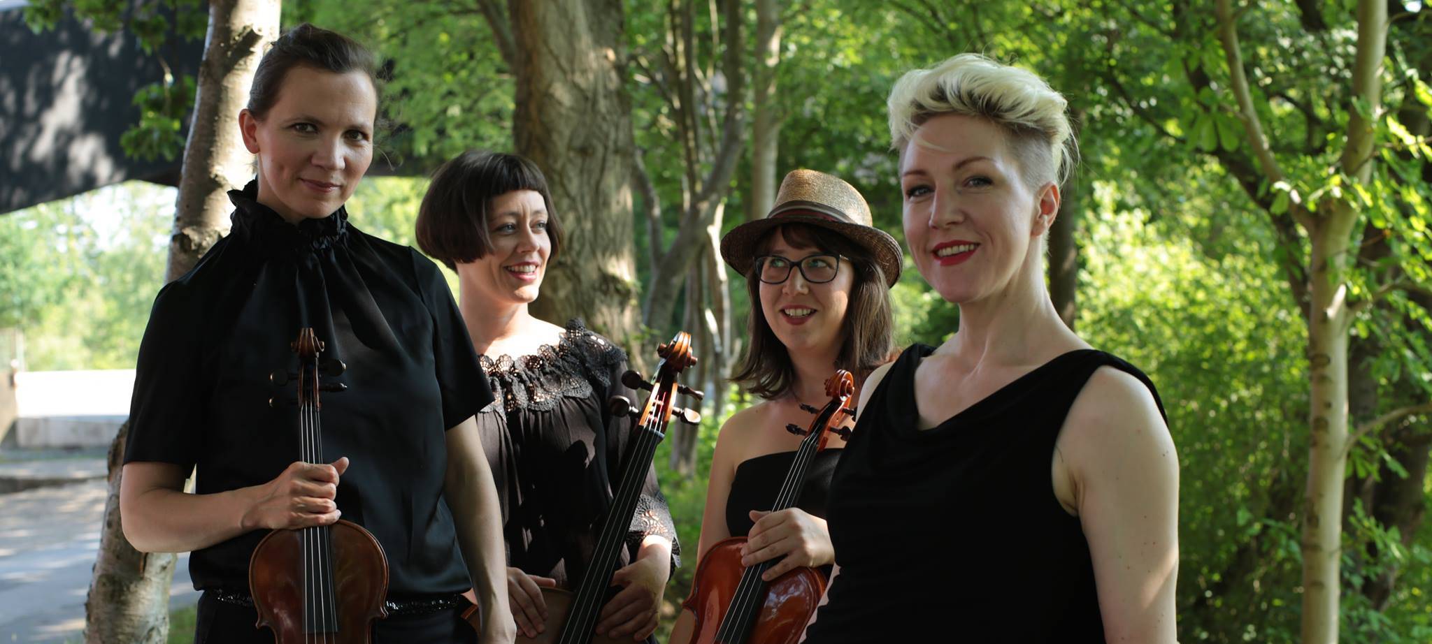 Ganz besonderes Quartett: Das Ensemble unterwegs