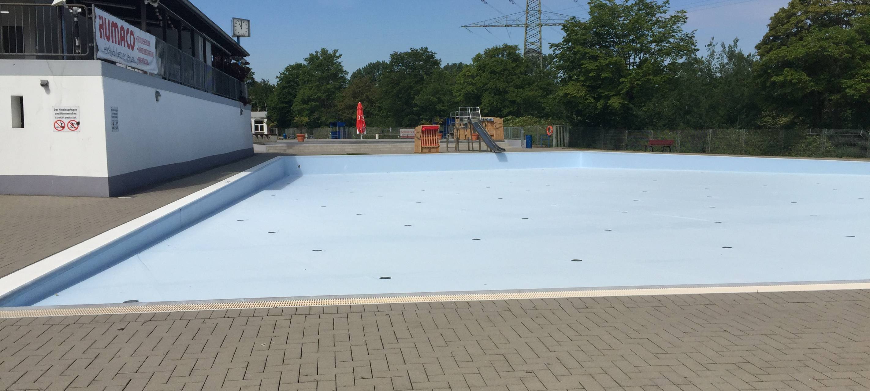 Wie das Freibad Dellwig in Essen Energie sparen will