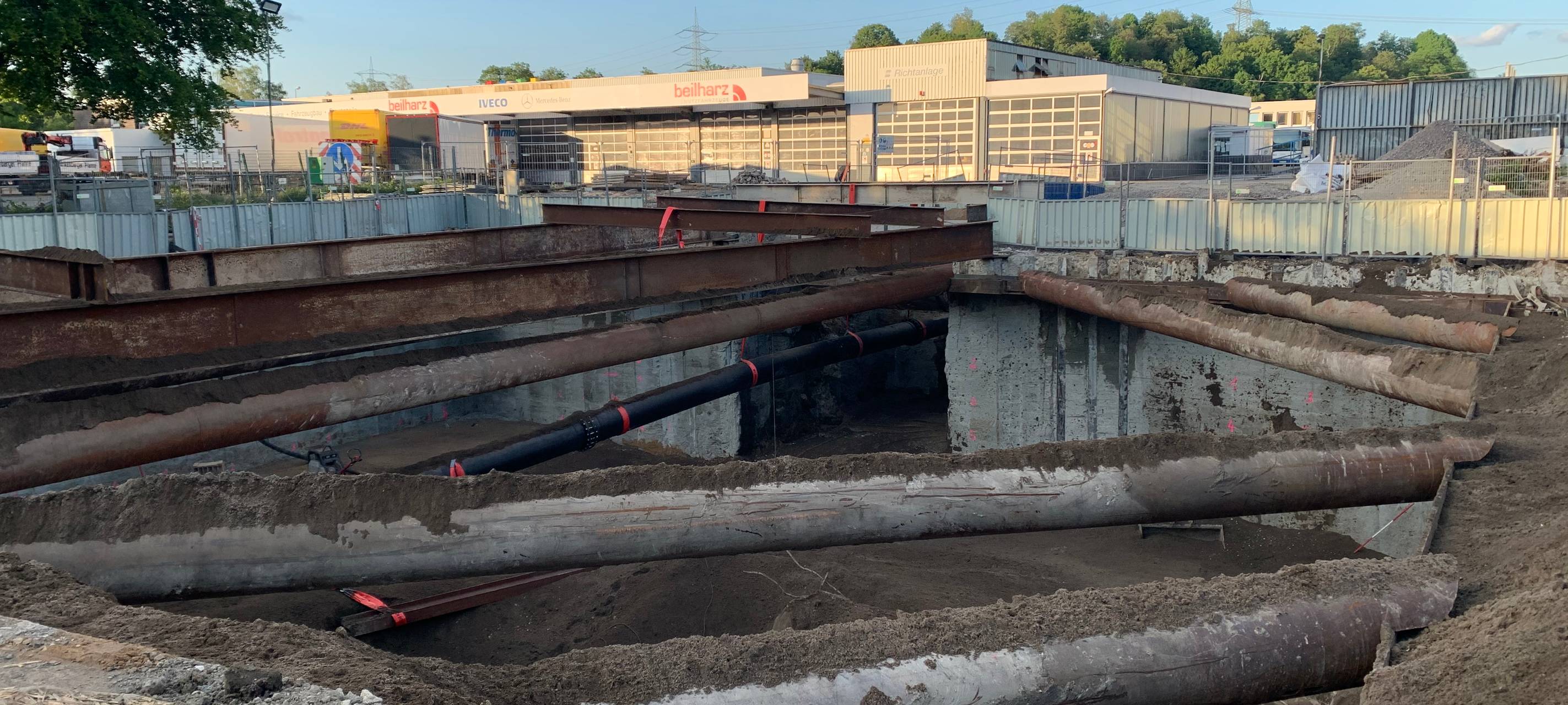 Bombe in Essen: Sprengung hat möglicherweise ein großes Abwasserrohr zerstört