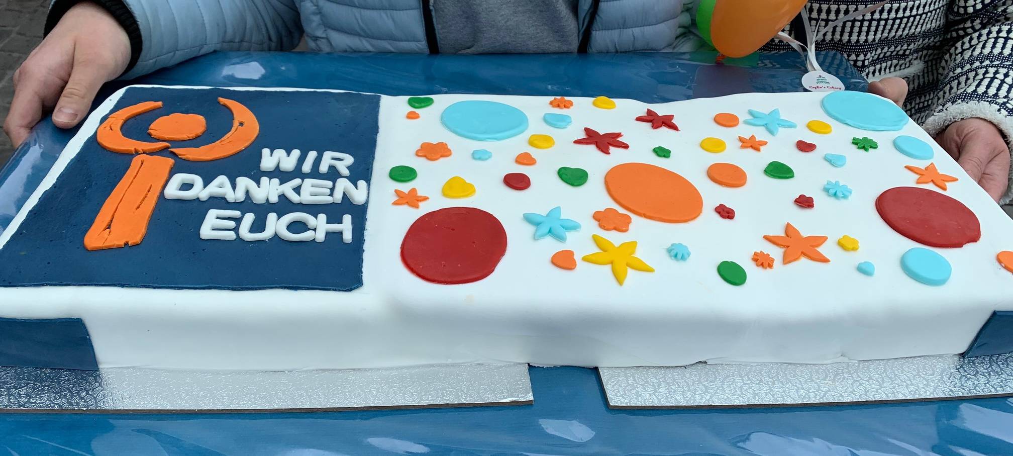 14jährige aus Essen sagt auf leckere Art DANKE