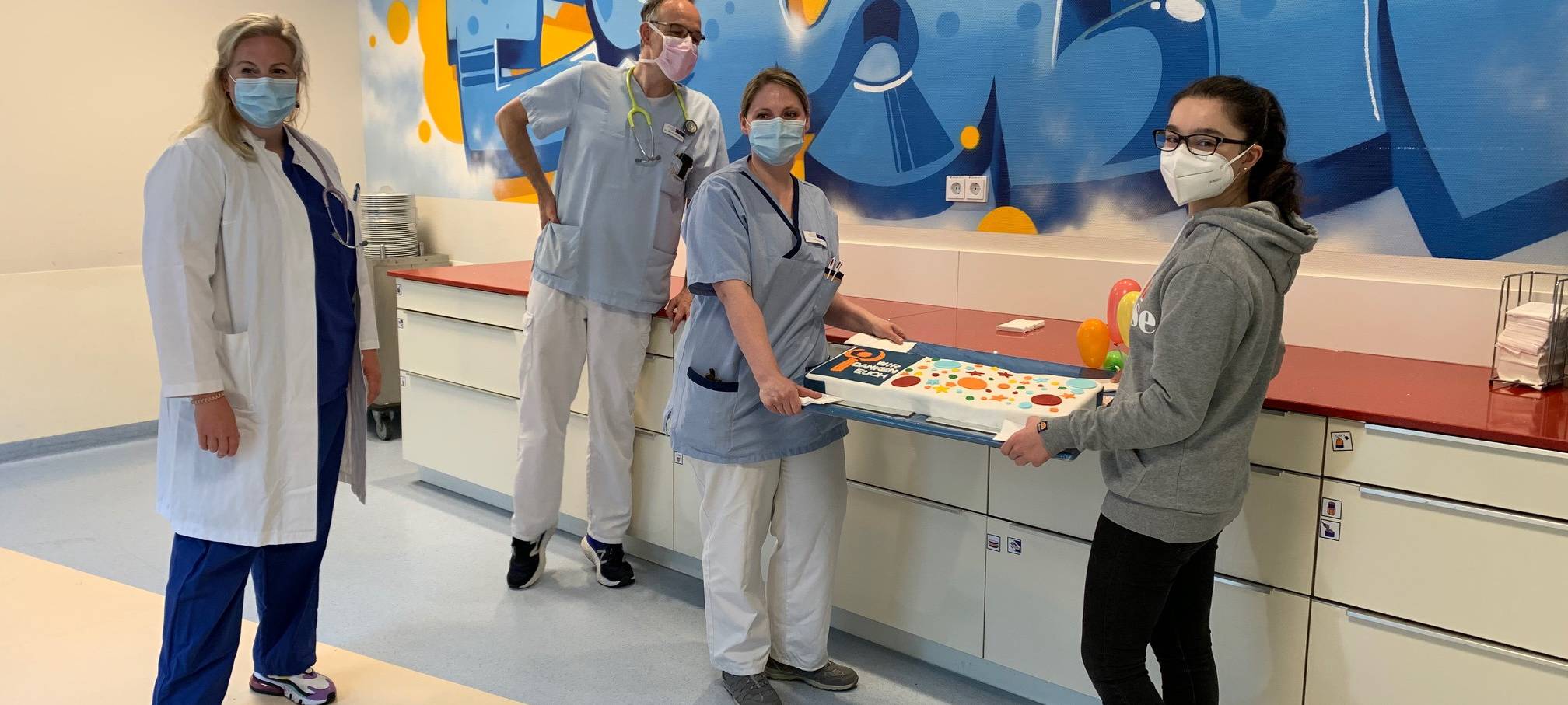 14jährige aus Essen sagt auf leckere Art DANKE