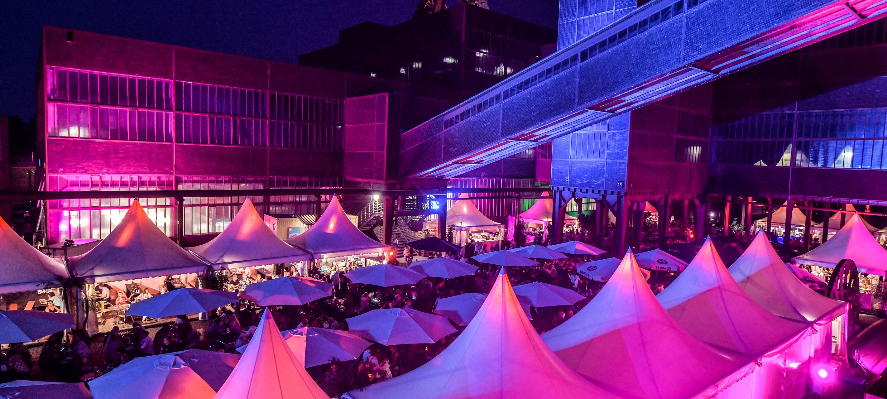 Gourmetmeile Metropole Ruhr auf Zollverein in Essen