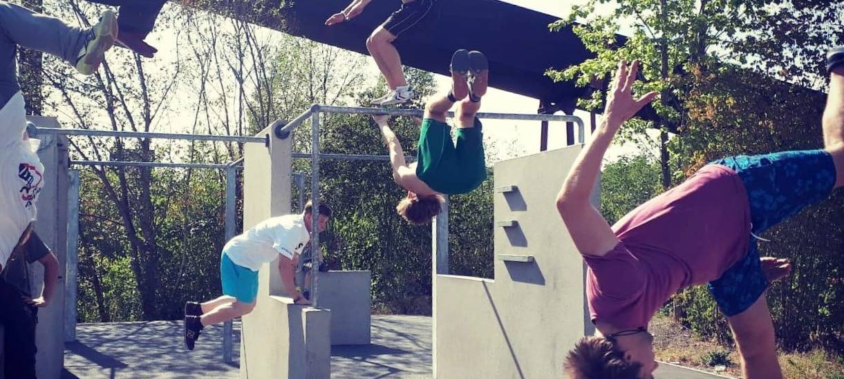 Parkour auf Zollverein