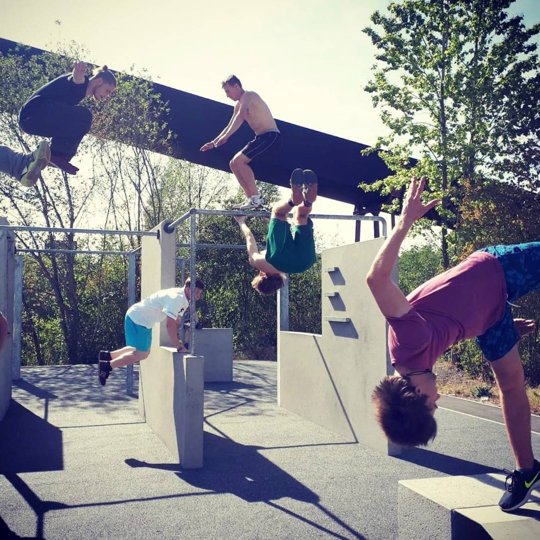 Parkour auf Zollverein
