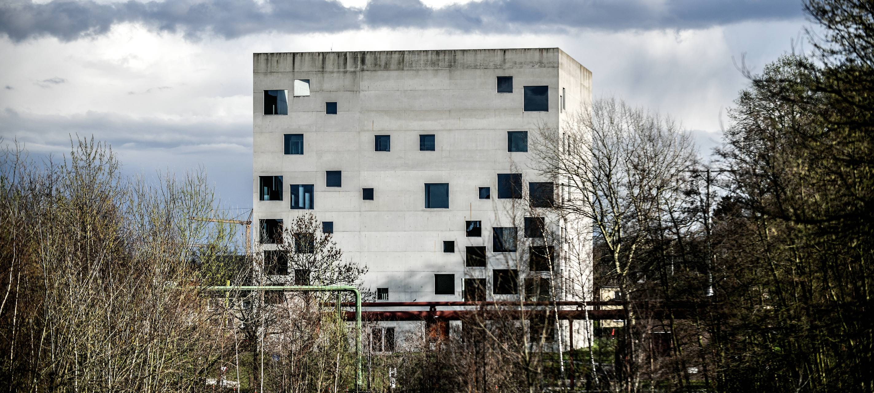 Sanaa-Gebäude in Essen-Stoppenberg