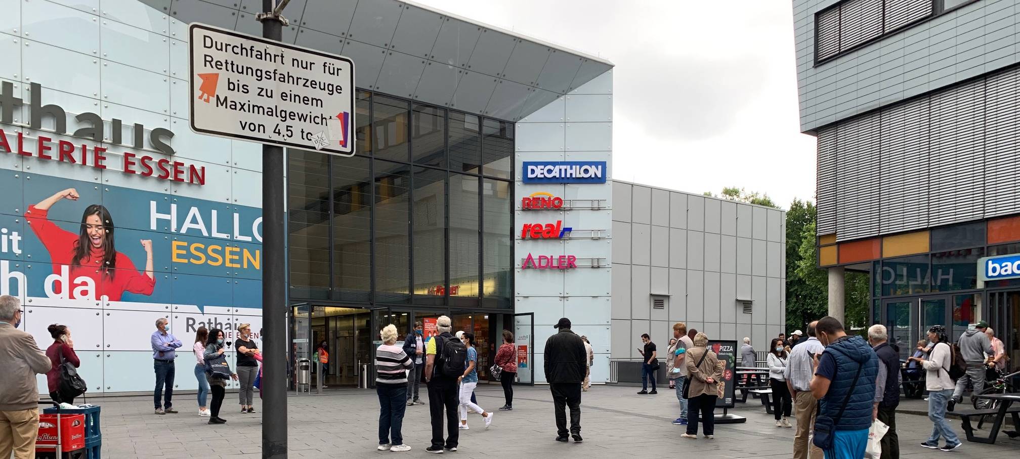 Bombendrohung gegen Rathaus in Essen - Rathausgalerie wird geräumt