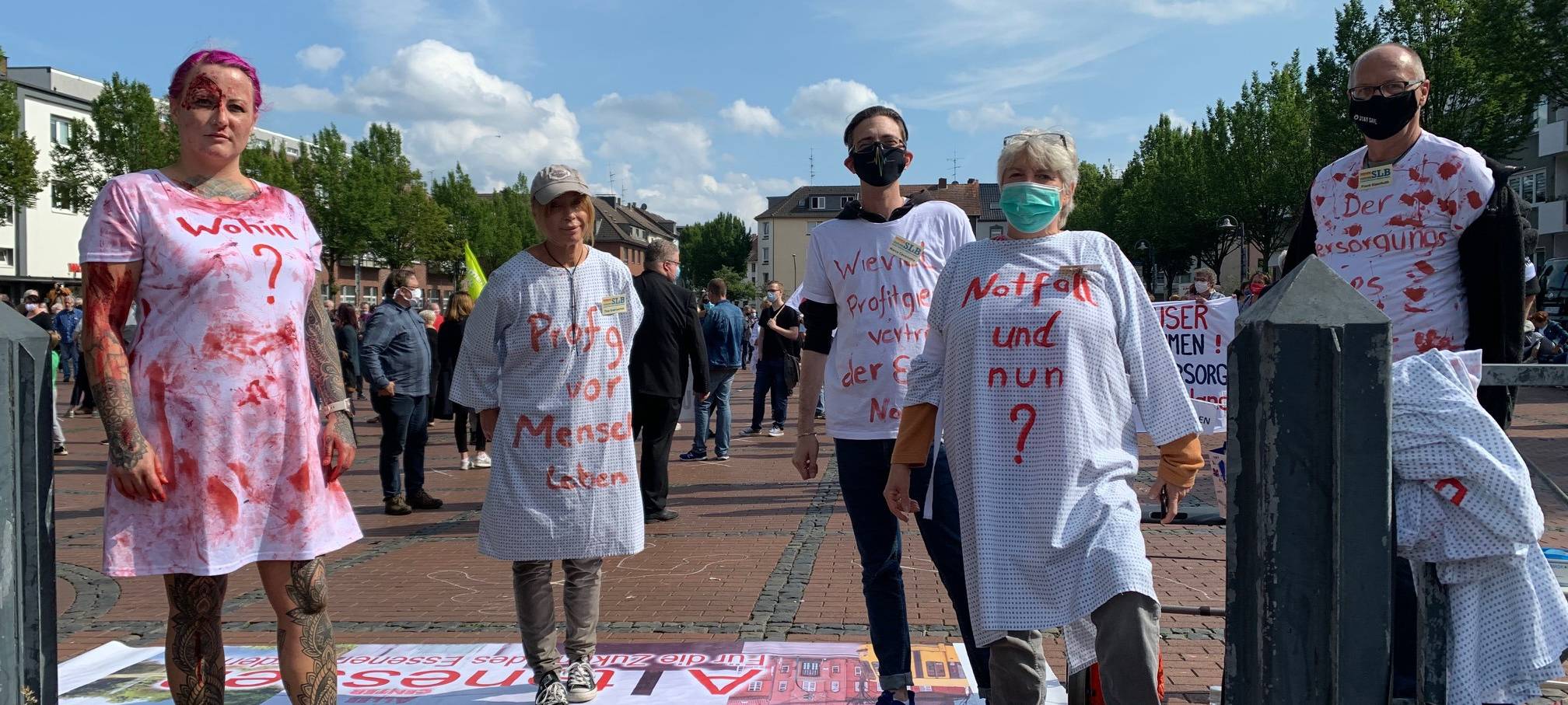 Essen: Aus für zwei Krankenhäuser - Mitarbeiter und Nachbarn wehren sich