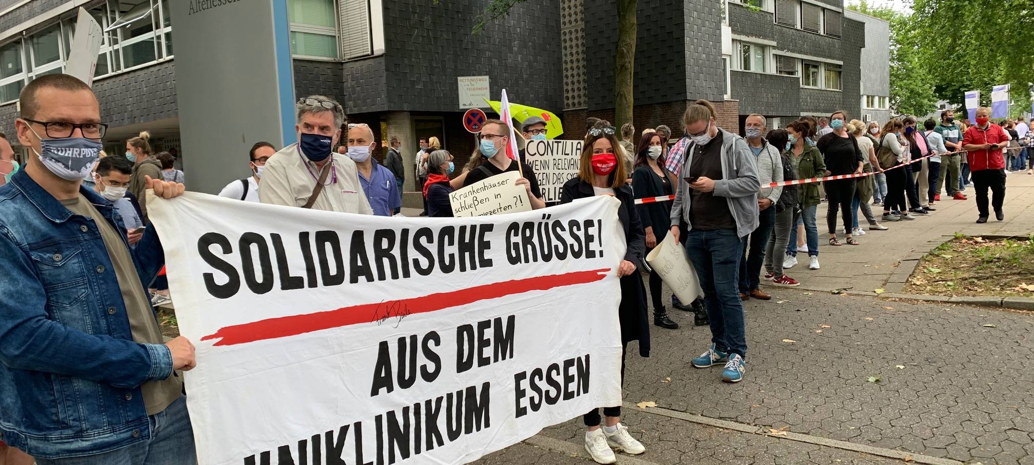 Essen: Aus für zwei Krankenhäuser - Mitarbeiter und Nachbarn wehren sich