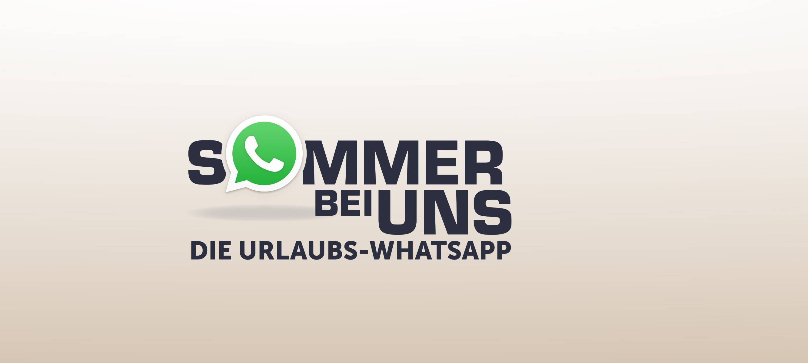 Sommer bei uns - die Urlaubs-Whatsapp - "Stadtführung"