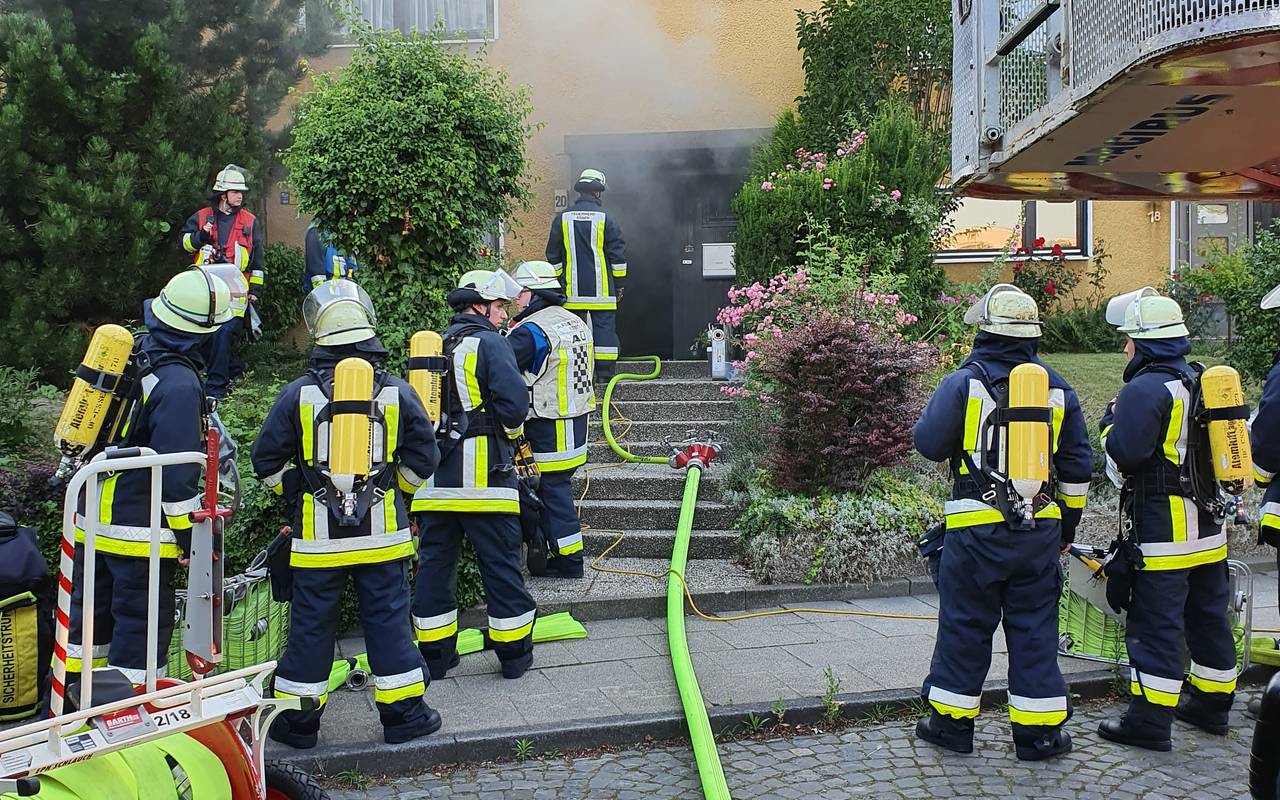 Wäschetrockner brennt in Essen-Altenessen