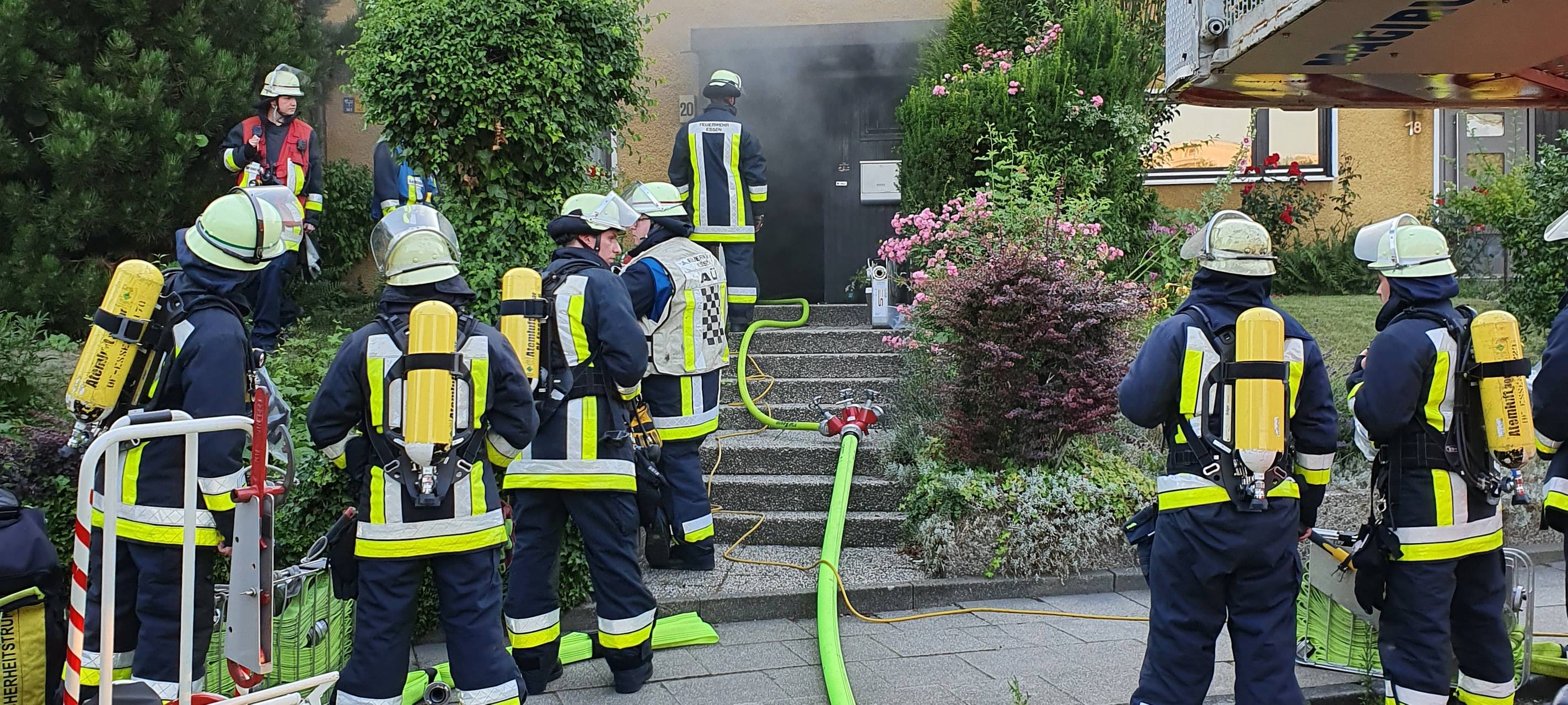 Wäschetrockner brennt in Essen-Altenessen