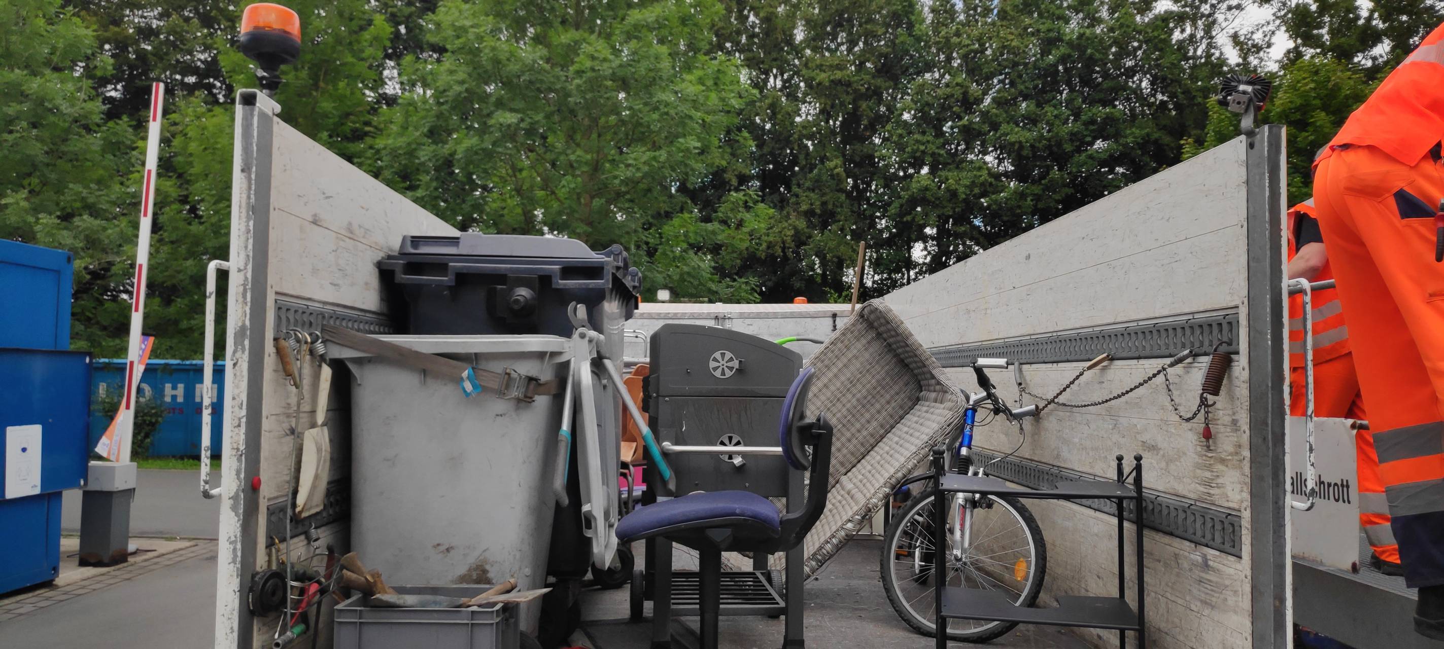 Recyclinghof in Essen mit Einschränkungen