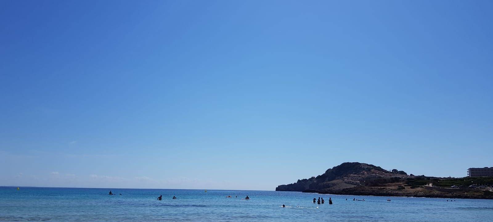 Mallorca Strand zu Corona-Zeiten - Foto einer Urlauberin aus Essen