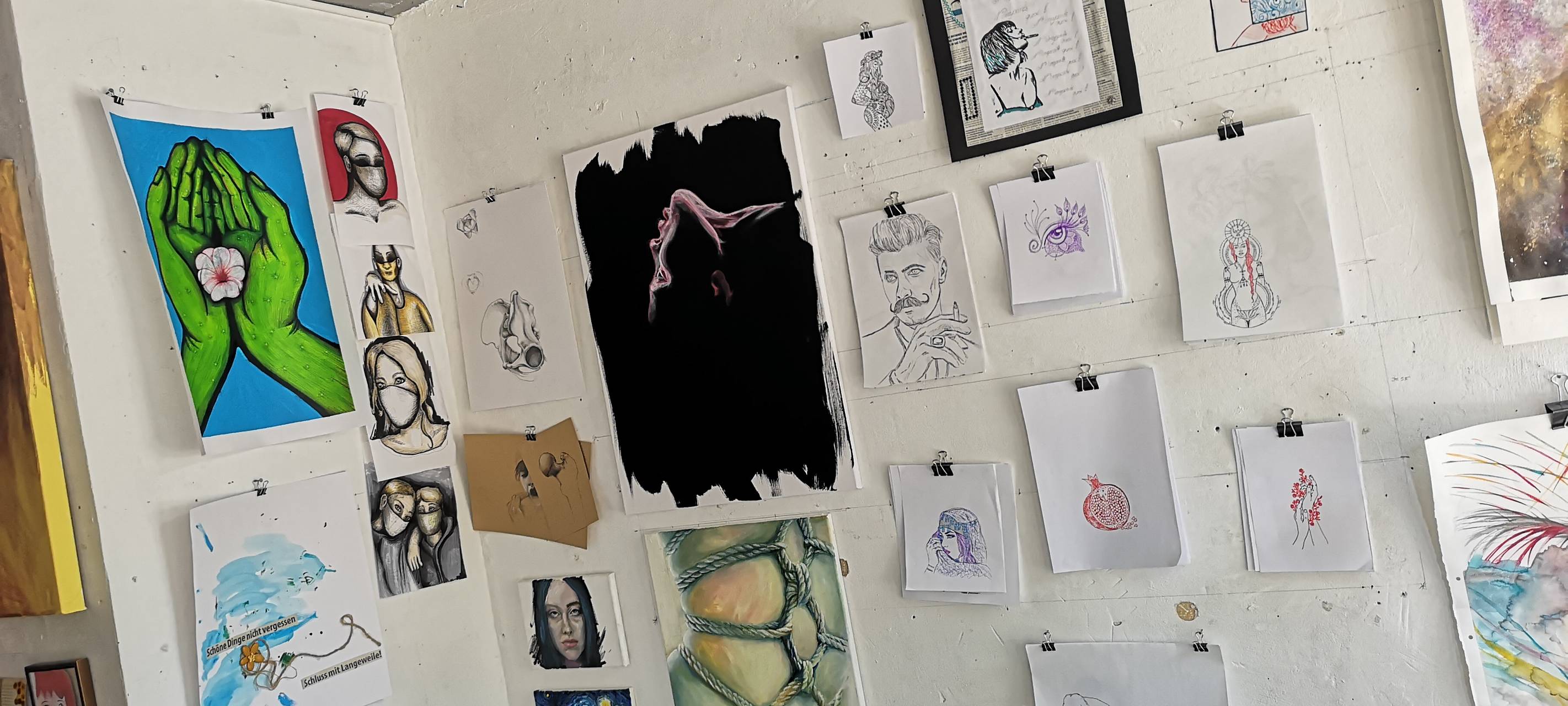 Corona-Kunst in Essen: Besondere Ausstellung von JesusChris