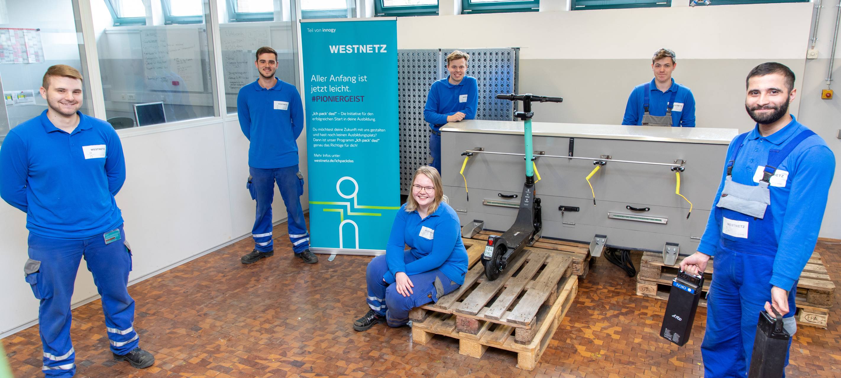 Ladestation für E-Scooter in Essen-Rüttenscheid