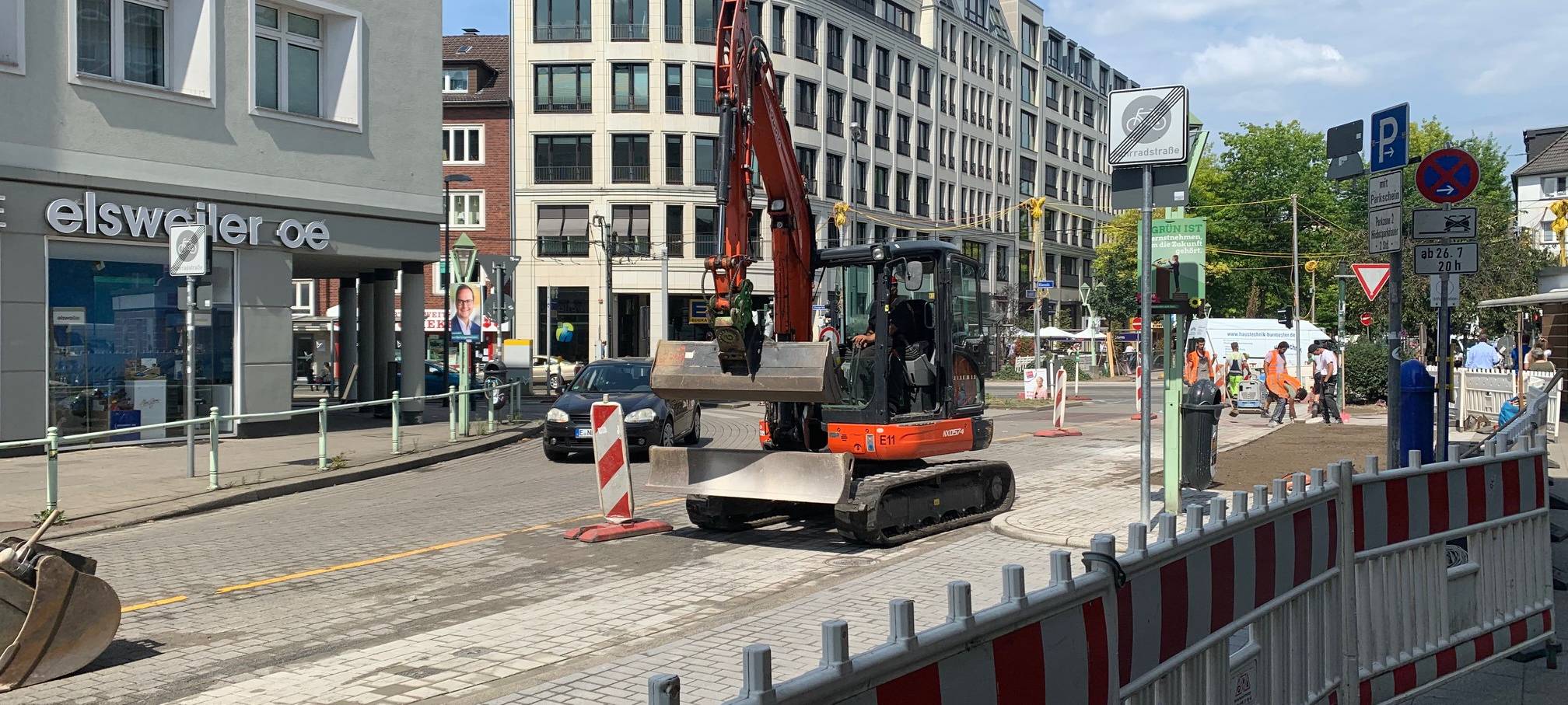 Essen: Baustellen-Ärger auf der Rü