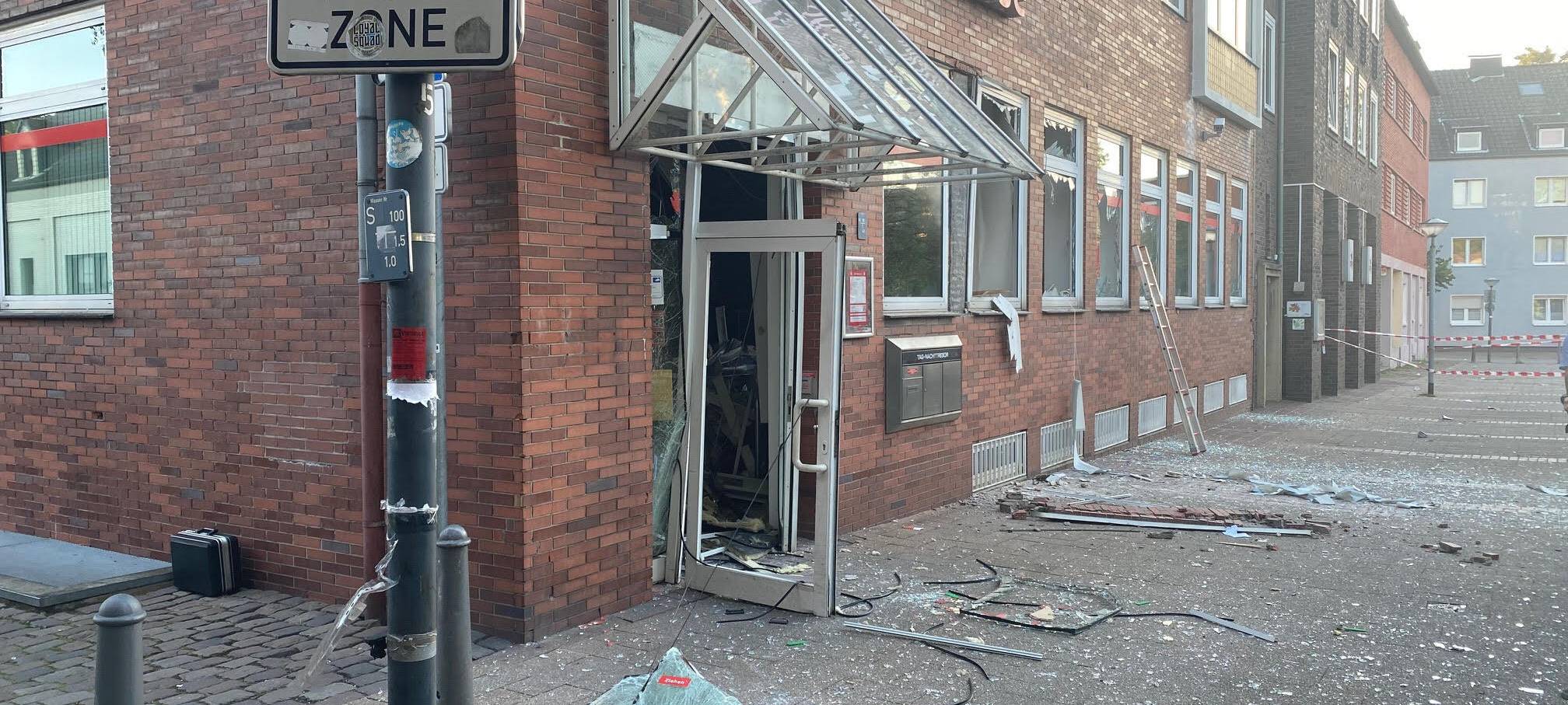 Nach der Automatensprengung in Karnap soll die Sparkassen-Filiale dort neu aufgebaut werden.