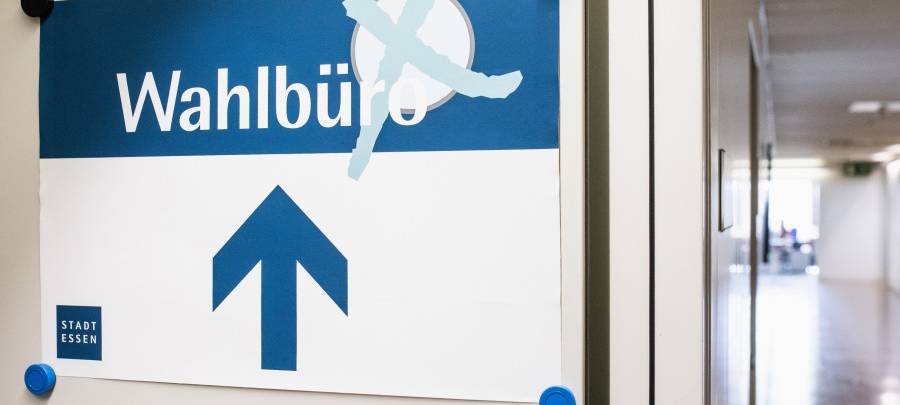 Im Rathaus Essen kann man ab sofort schon für die Kommunalwahl 2020 wählen.