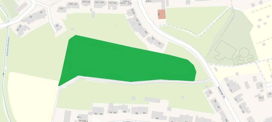 Neuer Wald in Essen-Frohnhausen an der Hamburger Straße