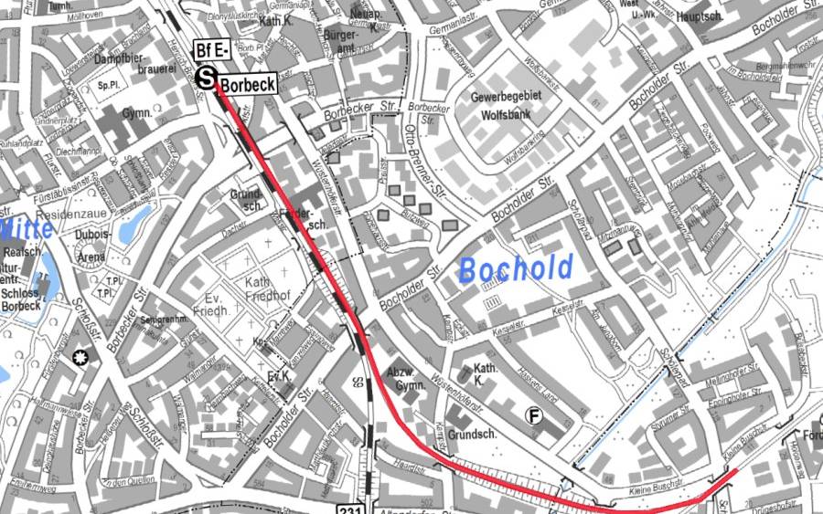 Der Radweg zwischen Borbeck und Altendorf soll neu asphaltiert werden. Über die Pläne entscheiden nächste Woche die Ratspolitiker.