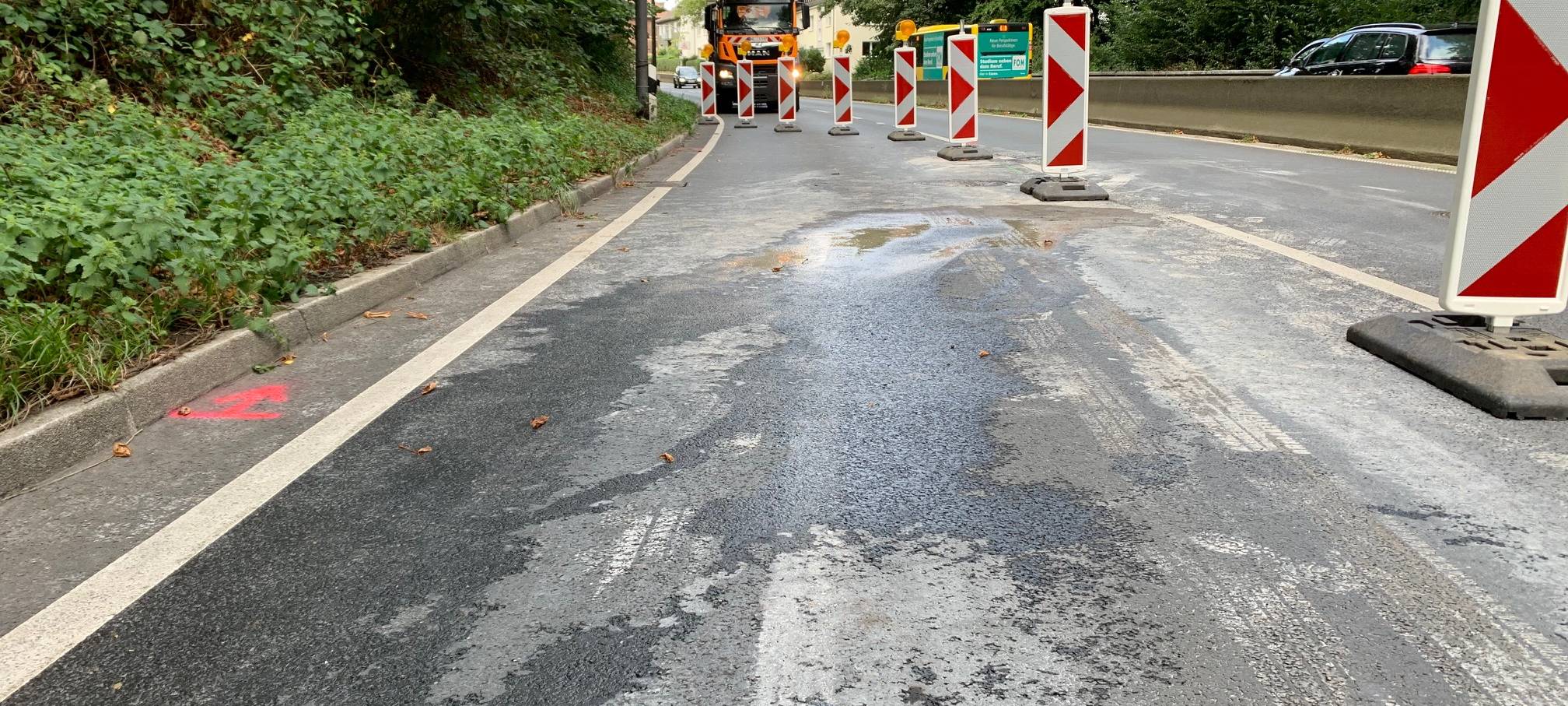 Essen: Mysteriöse Straßenschäden am Bredeneyer Berg