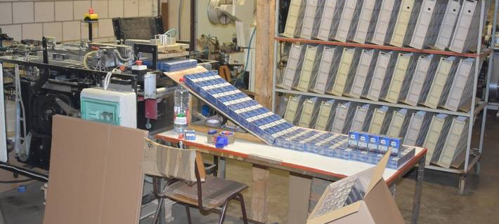 Zoll Essen nimmt illegale Zigaretten-Fabrik hoch: 11 Millionen Zigaretten entdeckt