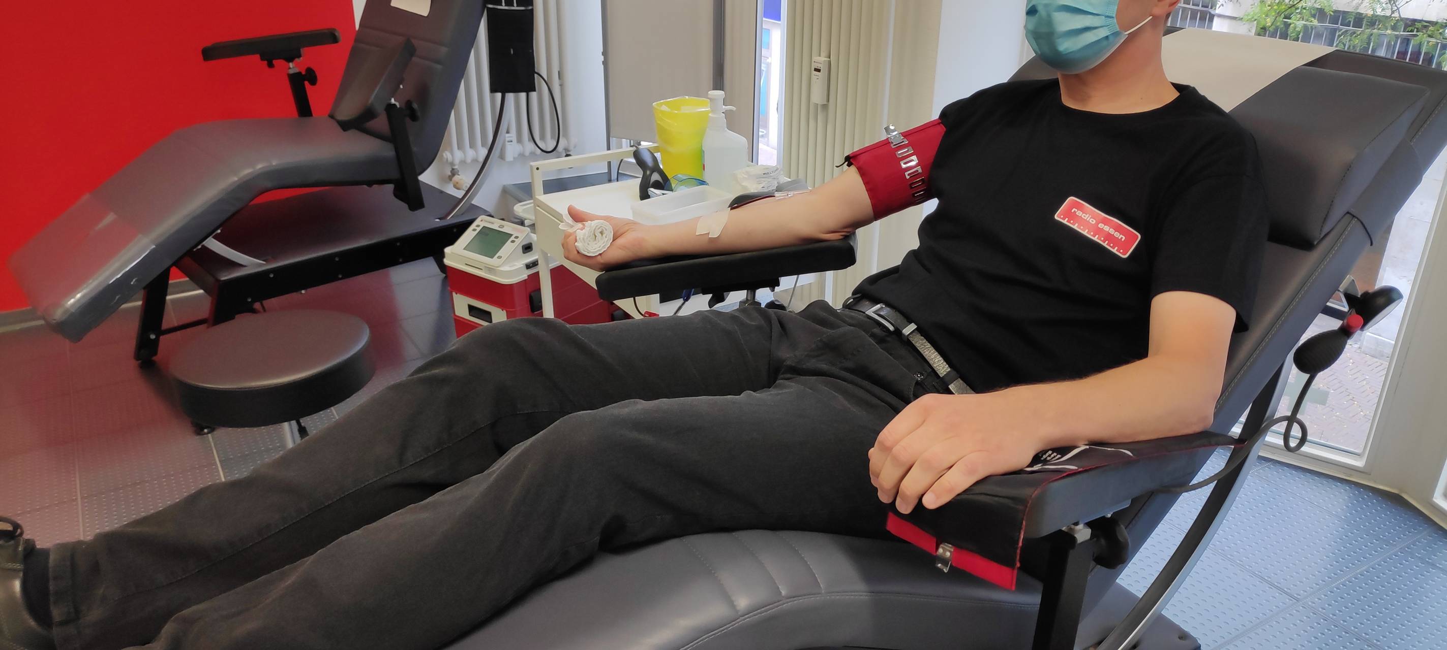 Radio Essen geht Blutspenden