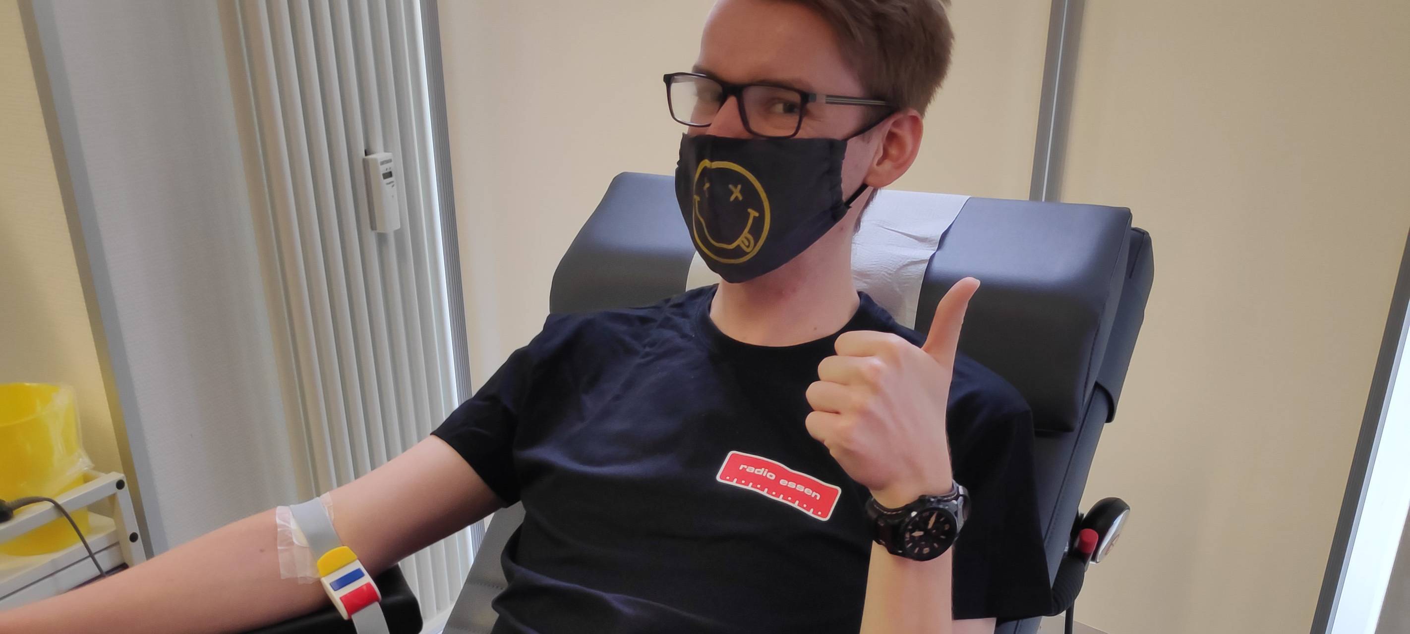 Radio Essen geht Blutspenden