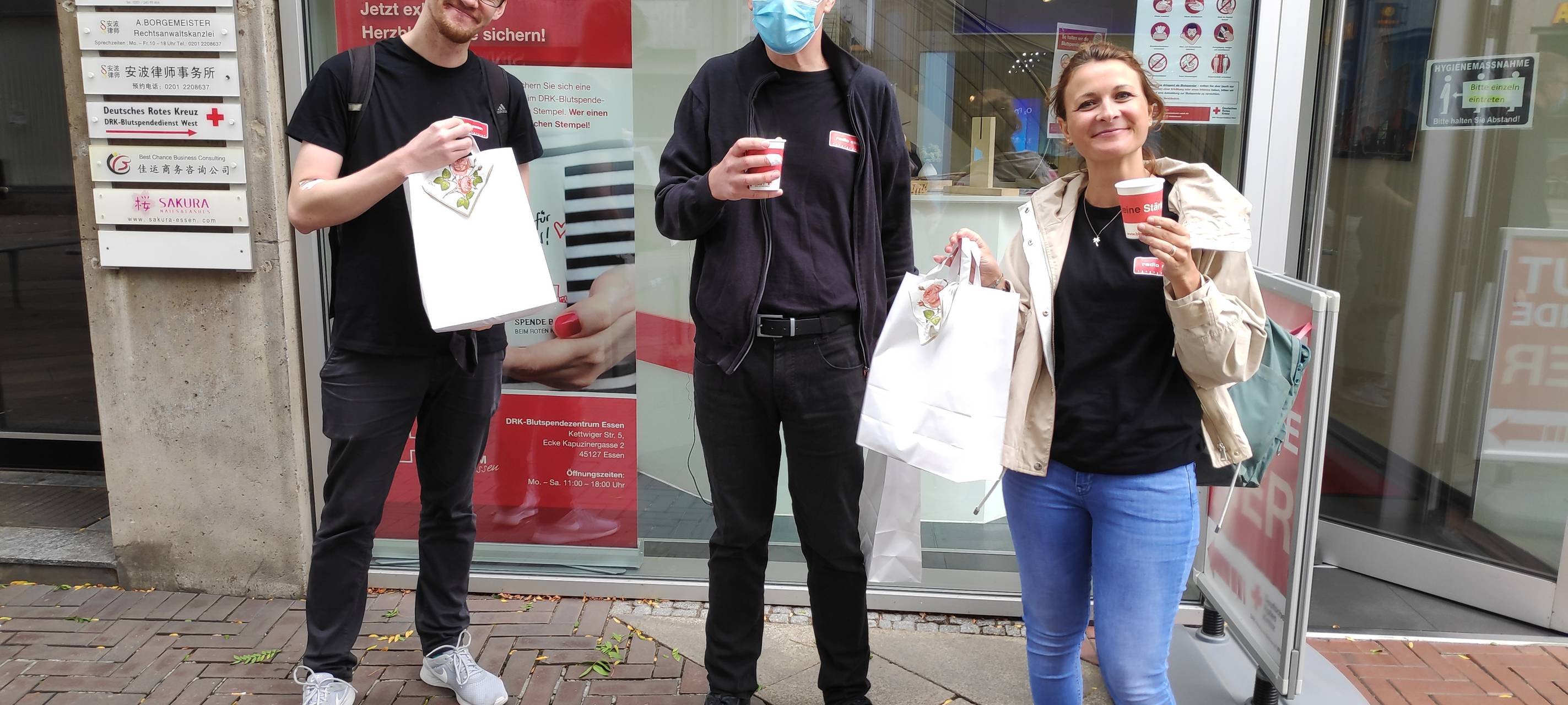 Radio Essen geht Blutspenden