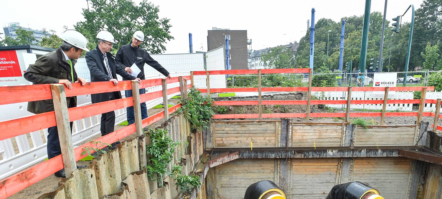 Großer Fortschritt in Essen mit Fernwärmeleitung